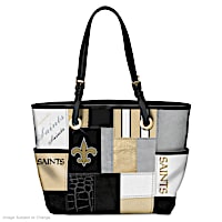Saints For The Love Of The Game Tote Bag With Team Logos