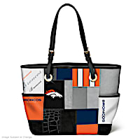 Broncos For The Love Of The Game Tote Bag With Team Logos