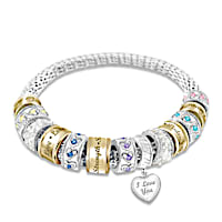 "Message From The Heart" Beaded Bracelet For Daughters