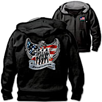 Veterans Pride And Brotherhood Men's Hoodie