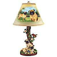 Playful Pugs Lamp