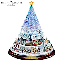 Thomas Kinkade Reflections Of Christmas Tabletop Tree