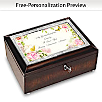 Granddaughter Music Box With Personalized Sentiment