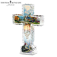 Thomas Kinkade "Inspirations Of Hope" Crystalline Cross