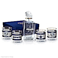 Dallas Cowboys Decanter Set