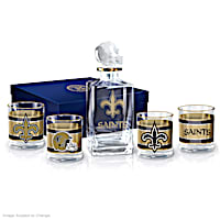 New Orleans Saints Decanter Set