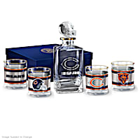 Chicago Bears Decanter Set