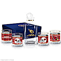 Arizona Cardinals Five-Piece Decanter And Glasses Set