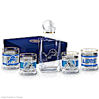 Detroit Lions Decanter Set