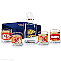 Kansas City Chiefs Decanter Set