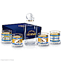 Los Angeles Chargers Five-Piece Decanter And Glasses Set