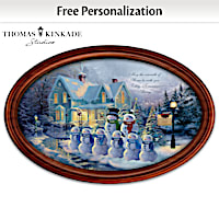 Winter Wonderland Personalized Collector Plate