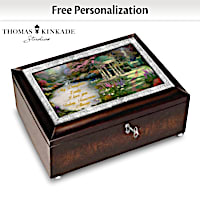 Thomas Kinkade Daughter Music Box Personalized With Her Name