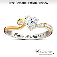 You Make My Heart Smile Personalized Ring
