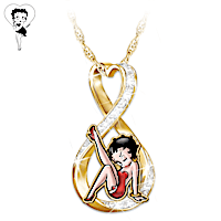 Forever Betty Boop Pendant Necklace