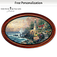 The Light Of Peace Personalized Collector Plate