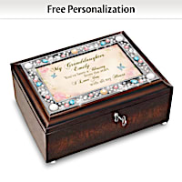 Music Box With Granddaughter's Name In Sentiment