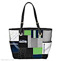 Seahawks For The Love Of The Game Tote Bag With Team Logos