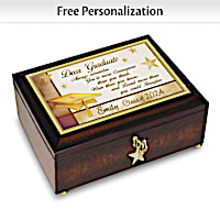 "Congratulations Graduate" Personalized Heirloom Music Box