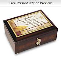 Congratulations Graduate Personalized Music Box