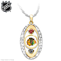 "For The Love Of The Game" Chicago Blackhawks&reg; Pendant