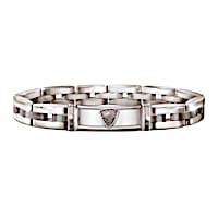 "Reach For The Stars" Meteorite Men's Bracelet For Son