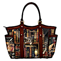Charles Wysocki "Classic Tails" Tote Bag With Cat Artwork
