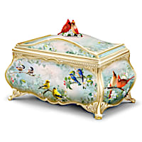 Joe Hautman "Songbird Serenade" Heirloom Porcelain Music Box