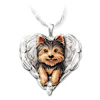 Yorkies Are Angels Pendant Necklace