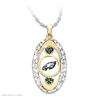 "For The Love Of The Game" Philadelphia Eagles Pendant