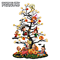PEANUTS Halloween Tabletop Tree With Over 35 Lights