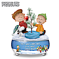 PEANUTS A Charlie Brown Christmas Sculptural Music Box