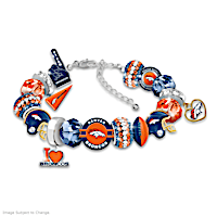 Fashionable Fan Broncos Bracelet