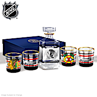 Chicago Blackhawks&reg; Legacy Decanter Set