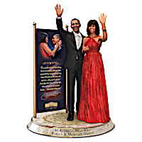 President And First Lady Obama Commemorative Sculpture