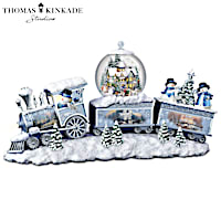 Thomas Kinkade Snowfall Express Snowglobe