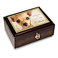 Chihuahuas Leave Paw Prints On Our Hearts Music Box