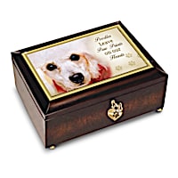 Poodles Leave Paw Prints On Our Hearts Music Box