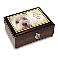 Westies Leave Paw Prints On Our Hearts Music Box