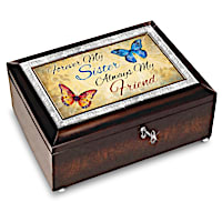 Forever My Sister, Always My Friend Music Box With Poem Card