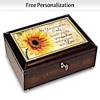 Granddaughter, You Fill My Life Personalized Music Box