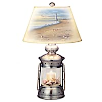 James Hautman "Coastal Treasures" Lantern Table Lamp