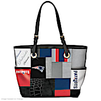 Patriots For The Love Of The Game Tote Bag With Team Logos
