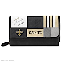 Saints For The Love Of The Game Wallet With Team Logos