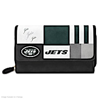 Jets For The Love Of The Game Wallet With Team Logos