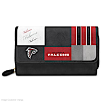 Falcons For The Love Of The Game Wallet With Team Logos
