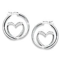 6-Diamond Daughter Forever In My Heart Earrings