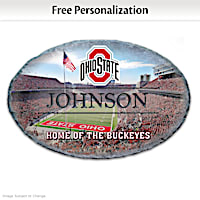 Ohio State Buckeyes Welcome Sign Personalized With Name