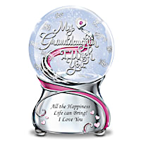 "My Granddaughter, I Wish You" Musical Glitter Globe