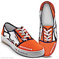 I Love The Broncos Women's Shoes